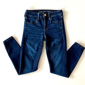 American Eagle Ne(x)t Level Stretch Jeans/Jegging in Size 2 Short/2P